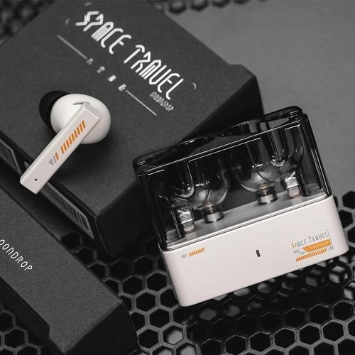 Moondrop Space Travel TWS Earphone Bluetooth 5.3 dengan Built-in Microphone dan Noise Cancellation