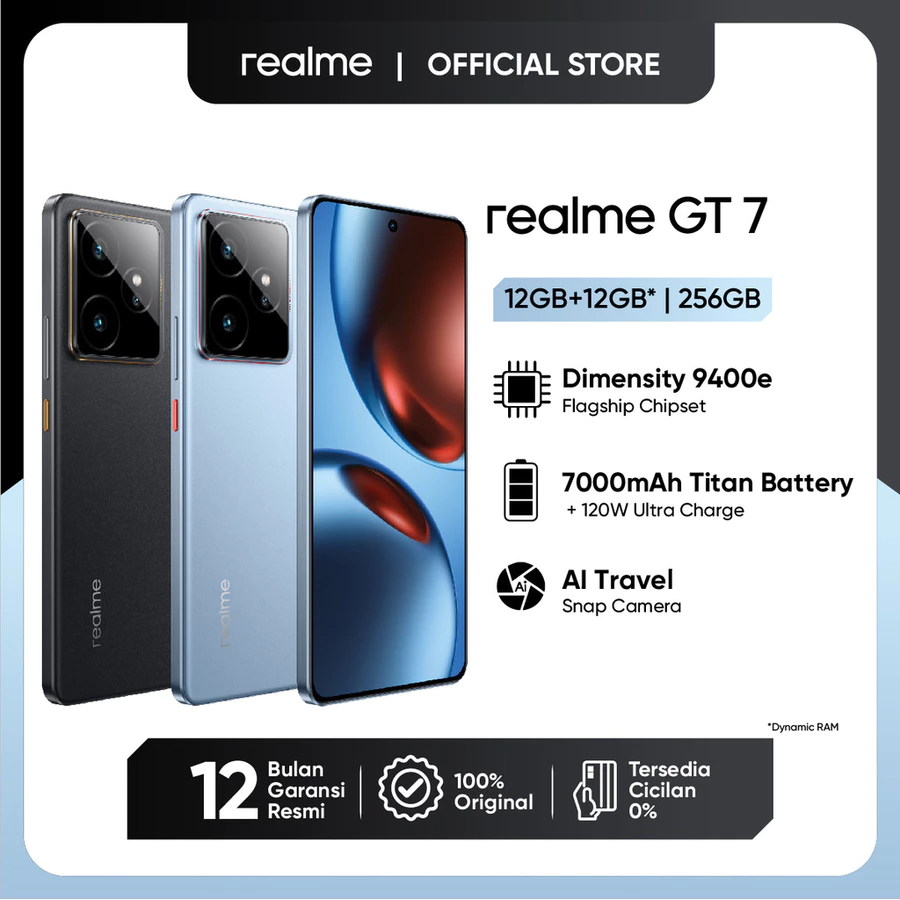 Realme GT 7 12GB+12GB*|256GB
